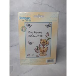 2005 Janlynn Baby Counted Cross Stitch Kit A Rose For You 5x7